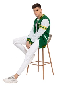 Chaqueta Universitaria ODM, Chaqueta Universitaria Personalizada con Parche de Chenilla Bordado, Fabricantes y Proveedores de Chaquetas Universitarias de Béisbol, Chaqueta Universitaria para Hombre - Product Image 5