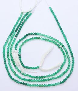 AAA Natural Green Onyx Faceted Round <b>Ball</b> Beads 3 MM Natural Green Onyx Gemstone Beads 12.5 Inch Faceted Green Onyx Round Beads - Product Image 6