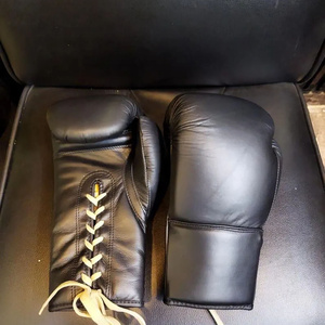 Professional Leather Boxing <b>Gloves</b> <b>Moisture</b> Wicking Lace-up Closure Customizable Color/Logo Unisex RL-BG-256 - Product Image 6