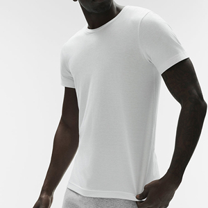 เสื้อยืดผู้ชายขายส่ง ฤดูร้อน สีพื้น แขนสั้น คอกลม แฟชั่นลำลอง ทุกสี - Product Image 1