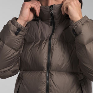 Veste d'hiver matelassée imperméable OEM grande taille avec col montant et logo frontal, design bulle personnalisé unisexe, chaude - Product Image 6