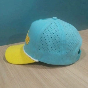 Casquettes de golf personnalisées OEM à 5 panneaux, perforées, découpées au laser, visière pré-courbée, broderie 3D, structurées, ODM, faible MOQ, directement de l'usine - Product Image 3