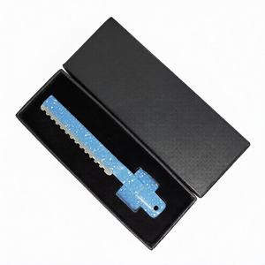 Rasoir à doigts professionnel pour barbier, lame simple en acier inoxydable, outil de coupe et de coiffage des cheveux, mini portable avec manche en métal - Product Image 3
