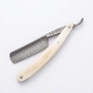 IKZARSA High Quality Stainless Steel <b>Razor</b> Bone Handle Single Blade Professional Barber Shop Use Face/Body Head Shaving <b>Men</b> - Product Image 4