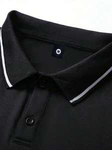 Conception personnalisée, toile solide pour chemises homme, quantité en gros, séchage rapide, nouvelles arrivées, polos - Product Image 4