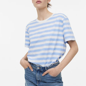 Nouveautés estivales : T-shirts amples et unis de haute qualité, prix de gros, pour femmes. - Product Image 6
