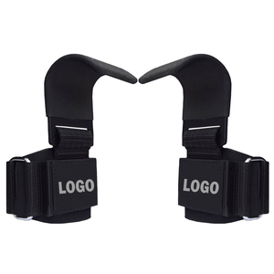 Professional Protection Customizable Wrist Straps Unisex Training Heavy-Duty Breathable Neoprene Padded Non-Slip Power Hooks - Product Image 4