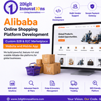 Desarrollo de Plataformas de Compras en Línea |   Sitio Web y Aplicación Móvil Personalizados para Mercado de Acciones de Comercio Electrónico B2B y B2C