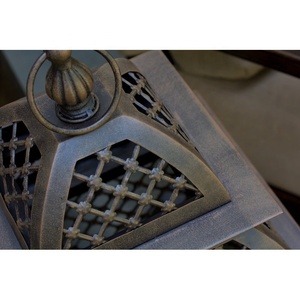 Wholesale Rustic Style <b>Metal</b> Candle Holder Lantern for Outdoor Garden Lighting Decoration - Product Image 3