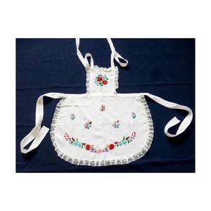 Super Deals on Fancy Custom Embroidered Waterproof Kitchen Apron Ultimate Quality Sleeveless Household Cleaning Pinafore on Sale - Product Image 3