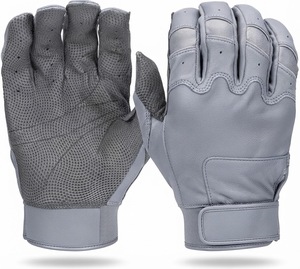 Customizable Color Leather Batting Gloves Ambidextrous <b>Hook</b> & Loop Closure Adult Training Eco-Friendly Breathable Durable - Product Image 5