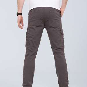 Pantalones Cargo de Lona Estilo Safari para Hombre, 100% Algodón, Ecológicos, Resistentes al Viento, de Secado Rápido, Antiarrugas, Antiretráctiles, con Cierre de Cordón - Product Image 6