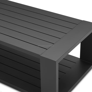 Conjunto de Sofás Contemporáneos para Exteriores, 4 Plazas, Resistentes a la Intemperie, Muebles de Jardín, Cojines Beige, Estructura de Madera Maciza - Product Image 6