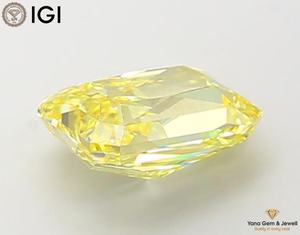 เพชร CVD สีเหลืองสดใส ระดับความสะอาด VS1 ทรงเรเดียนท์ 3.00 กะรัต พร้อมใบรับรอง IGI เหมาะสำหรับเป็นผลงานชิ้นเอก - Product Image 5