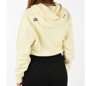 Nueva Llegada, Sudadera Corta de Forro Polar para Mujer, Color Sólido, con Bordado Frontal, Talla Grande, para Invierno - Product Image 4