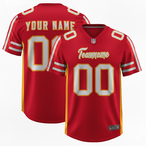 Jersey de Fútbol Americano Hecho en Pakistán, 100% Poliéster de Alta Calidad, Logotipo Personalizado OEM, Ropa Deportiva, Uniforme de Equipo, Jersey para Hombre a Bajo Precio - Product Image 1