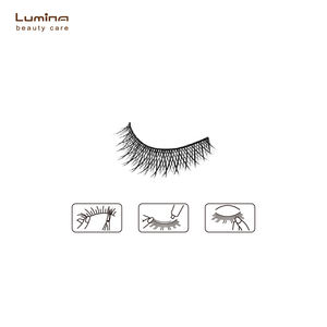 Lumina 10 pares de pestañas postizas hechas a mano CR04 - Product Image 3