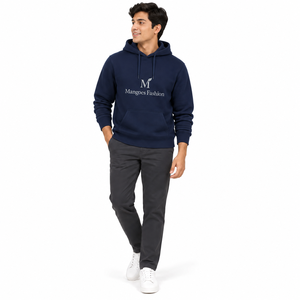 Sudadera con Capucha de Felpa para Hombre, 100% Algodón, Transpirable, Ecológica, de Secado Rápido, con Cierre, Diseño Personalizado, Estilo Urbano, Corte Regular - Product Image 1