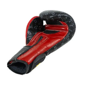 Gants de boxe Fairtex Booster, couleur noir/rouge, cuir de vache véritable, impression personnalisée, gants de MMA et de kick-boxing Fairtex, unisexe - Product Image 5