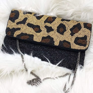 Professional Embroidered Trendy <b>Glitter</b> Handmade Beaded Clutch <b>Bag</b> Eco-Friendly Lightweight Strong Safe Luxury Style Portable - Product Image 1
