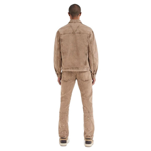 Veste en jean pour homme, hiver, 100% coton, toile imperméable, respirante, séchage rapide, nouvelle mode, veste en jean pour homme - Product Image 5
