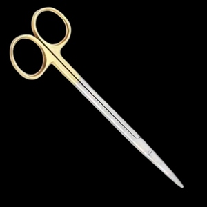 Ciseaux chirurgicaux droits et courbés pour la coupe délicate des tissus, à pointes émoussées et étroites, pour bloc opératoire, vente en gros, Pakistan - Product Image 2