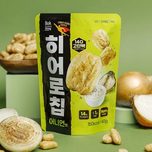 [เดลี่มีล] บ็อกธิง ฮีโร่ ชิป ขนมโปรตีนรสหัวหอม อบกรอบ โปรตีนสูง แคลอรีต่ำ - Product Image 2