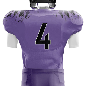 Maillot de football personnalisé pour homme, coupe moderne, 100 % polyester, col en V, manches courtes, léger et anti-humidité – Football américain - Product Image 5