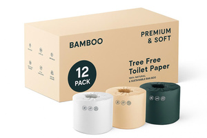 Pañuelos de papel higiénico de pulpa de madera virgen fabricados en Vietnam de alta calidad, desechables suaves, 3 capas, 6 rollos/paquete, precio al por mayor - Product Image 4