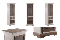 Armoire rectangulaire Luna en teck massif, style scandinave moderne, finition naturelle, écologique, meuble de rangement durable