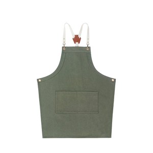 Delantal de Lona Premium para Chef de Restaurante, con Logotipo Personalizado, Correa de Cuero Ajustable, Uniforme para Camarero, Cocinero de Bistro, Maestro de Barbacoa, Cocina - Product Image 4