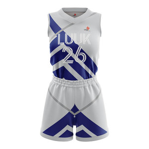 Maillot de basketball personnalisé sublimé pour femme, sans manches, écologique, respirant et anti-humidité, vente en gros - Product Image 2