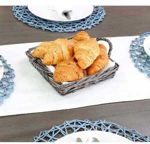 Bandeja de Ratán Tejida a Mano, Duradera, Ligera, Elegante, Material Natural, Perfecta para Servir, Decorativa, Organización del Hogar, Ecológica - Product Image 4