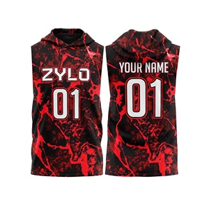 ชุดยูนิฟอร์มฟุตบอลแบบมีฮู้ด 7v7 สำหรับเยาวชน แบบไม่มีแขนเสื้อ พร้อมเสื้อเจอร์ซีย์ - Product Image 3
