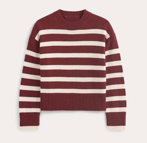 Pull en tricot pour femme en gros - Pull d'hiver personnalisé avec logo - Pull respirant en fil doux de haute qualité pour femme - Product Image 3