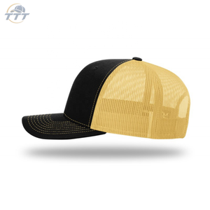 Casquette de camionneur personnalisée OEM ODM, vente en gros, fabricant vietnamien, casquette à 6 panneaux en maille avec fermeture snapback, logo brodé personnalisé, casquette en polyester et coton - Product Image 2