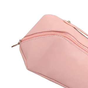 Wholesale PU Leather Custom Makeup Organizer Pouches Travel Waterproof Handbag Fashion Leather Cosmetic Pouch - Product Image 5
