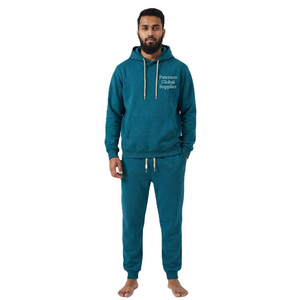 Conjunto deportivo de poliéster para hombre, conjunto de chándal elástico de poliéster para hombre, conjunto de chándal informal de algodón para hombre, ropa urbana para hombre - Product Image 4