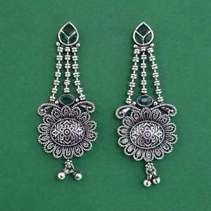 Boucles d'oreilles Chandelier, boucles d'oreilles classiques oxydées avec placage oxydé 811314 - Product Image 4
