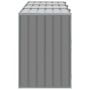 Almacenamiento de contenedores con ruedas de acero gris para contenedores triples Cobertizos y almacenamiento de 85 "x 31,9" x 45,3" - Product Image 6