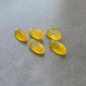 Calcedoine facettée de qualité AAA+ en forme ovale grande taille, pierre précieuse calibrée, effet optique étoilé, origine Rajasthan, pour la joaillerie - Product Image 4