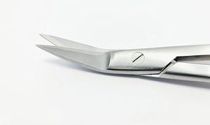 Ciseaux chirurgicaux angulaires Medical Dean, instrument chirurgical incurvé, équipement professionnel pour salle d'opération hospitalière, approuvé ISO - Product Image 2