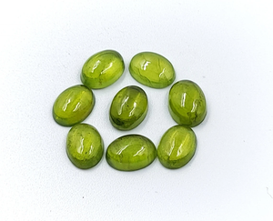 Vesuvianita natural de calidad AAA, cabujón ovalado de 8*6 mm, piedra preciosa natural de vesuvianita para la fabricación de joyas a precio de mayorista. - Product Image 3