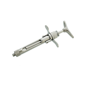 Professional Medical Equipment Reusable Stainless Steel Syringe Gun for Animal Health Diagnosis for Horse/Goat/<b>Cat</b>/Dog AC - Product Image 4