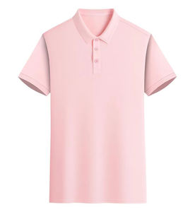 Camisa Formal de Jersey Sólido Personalizada al por Mayor OEM ODM para Hombre, Ropa de Golf de Manga Corta Transpirable de Algodón Premium - Product Image 1