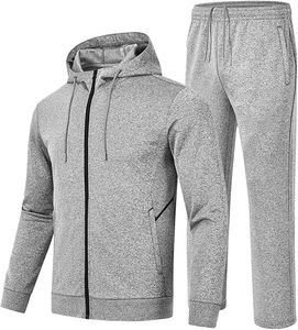 Trend Custom Puff Print Men Hooded Sweatsuit Heavy Weight Thick Winter <b>Fleece</b> <b>Jogger</b> Set - Product Image 4