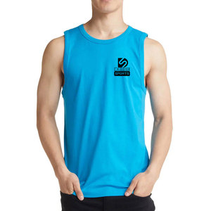 เสื้อกล้ามผู้ชายสำหรับฤดูร้อน ระบายอากาศได้ดี เป็นมิตรกับสิ่งแวดล้อม แห้งเร็ว เหมาะสำหรับออกกำลังกาย สวมใส่สบาย ผลิตจากผ้าฝ้ายถัก 100% - Product Image 1