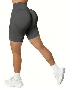 Shorts de sport sans couture à taille haute pour femmes, shorts de yoga, shorts de fitness extensibles pour la salle de sport - Product Image 2