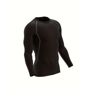 Traje Deportivo para Hombre, Camiseta de Manga Larga, Transpirable, para Correr, Baloncesto, Entrenamiento de Fútbol, Camiseta Deportiva Básica, Cuello Redondo - Product Image 4