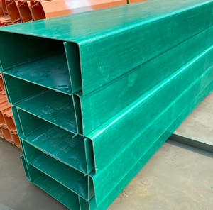 รางเคเบิล FRP ขนาด 200*150 มม., รางเดินสายไฟทนไฟสำหรับทางหลวงและทางรถไฟ, ท่อร้อยสายไฟ FRP ทนทาน - Product Image 4